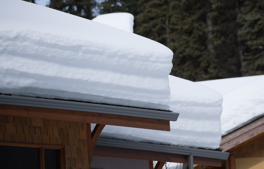 When should you worry about snow on the roof