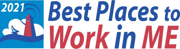 best places to work in me 2021 award badge