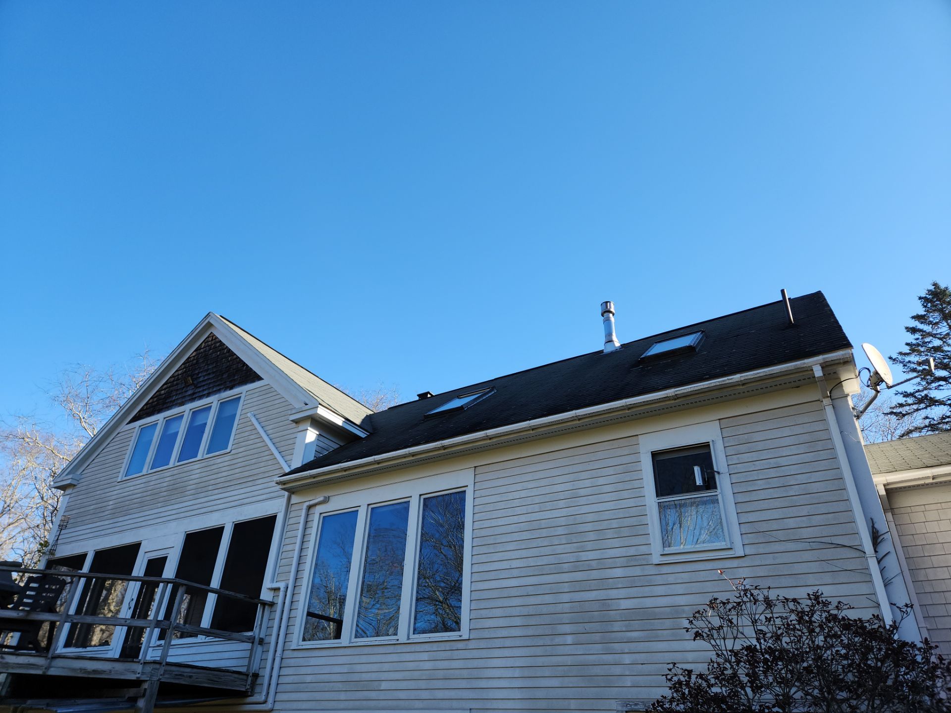 What shortens the lifespan of a roof the most