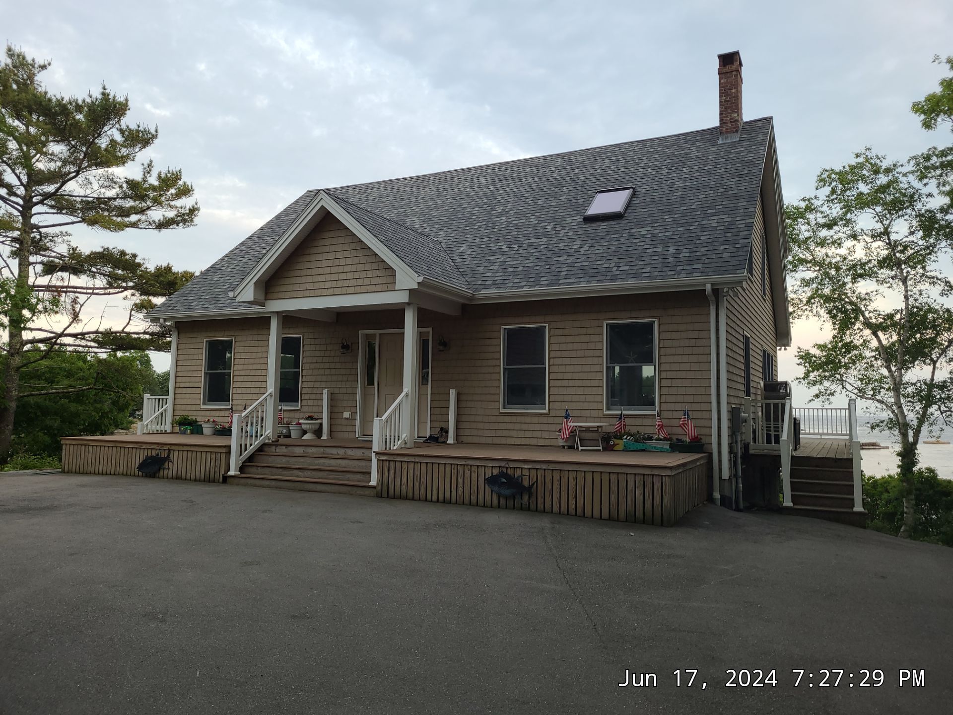What is considered custom exterior carpentry?